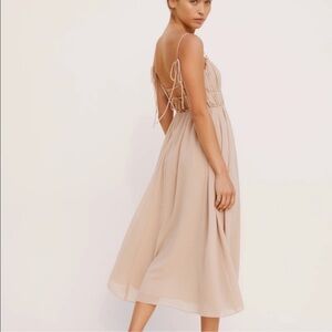 Reformation Pique Paloma midi dress